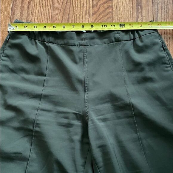 MM Lafleur Front Pleated Olive Green Trousers Women’s Sz 6 - Picture 5 of 9